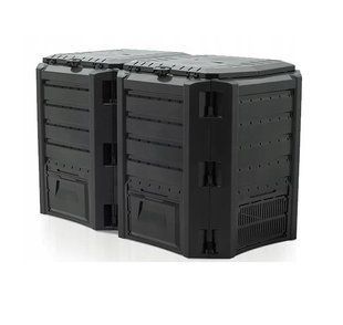 Подвійний компостер 800л Prosperplast MODULE COMPOGREEN IKLM800C-S411 фото