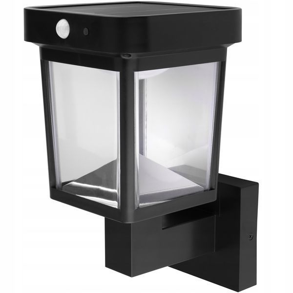 Сонячний настінний LED-світильник Lumiled Mulion з датчиком руху та сутінків &mdash; біле світло 4000 K, IP44, для входу, фасаду LUMSOL3040 фото