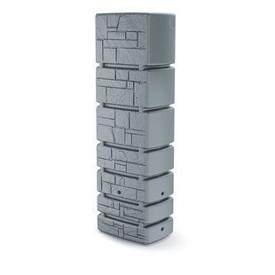 Резервуар для дощової води Prosperplast Tower Stone 350 л, світло-сірий IDTST350-429U фото